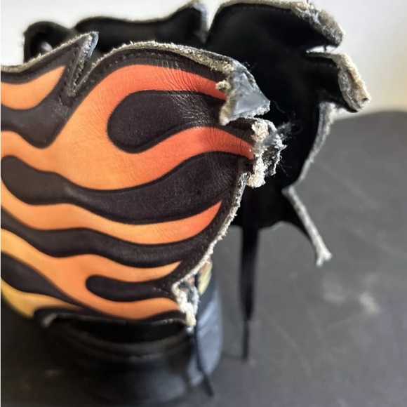 adidas Originals x Jeremy Scott "Fire" Flames RARE US 11.5 G43713 - Picture 7 of 10